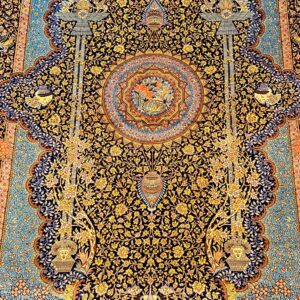 GHOM Silk Iran 200x133cm by master Soolie